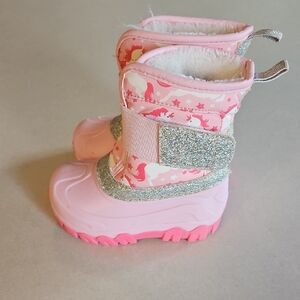 Pink Unicorn Snowboots